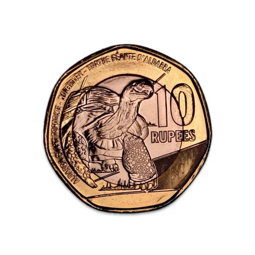 Seychelles 10 Ruppes 2018 coin new UNC K29