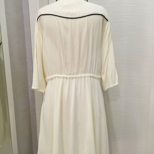 Ba&Sh cream-colored viscose dress M like new