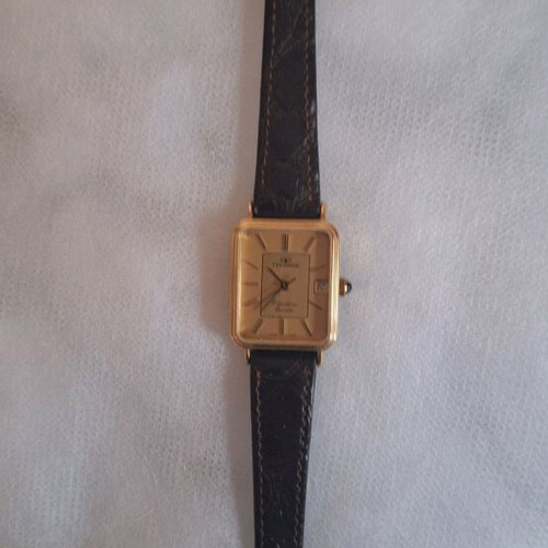 Technos Swiss women's watch gold-plated vintage new with strap