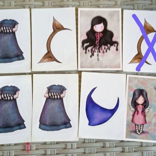 Santoro 2017 stickers like new with purple album and red album gift