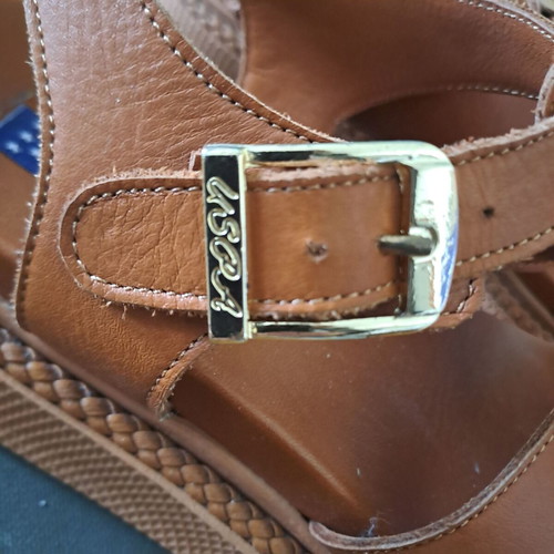 Us polo assn sandals like new, natural leather, size 36, beige