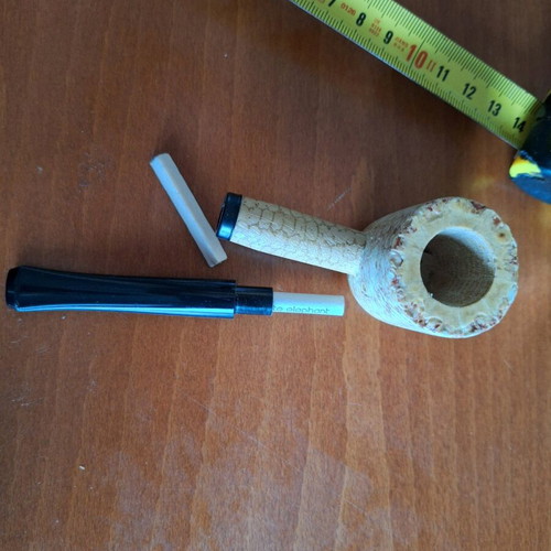 Missouri Corncob Pipe with 6mm Filter Unsmoked, New