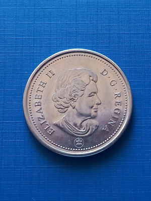 Canada 25 cents 2006 coin like new