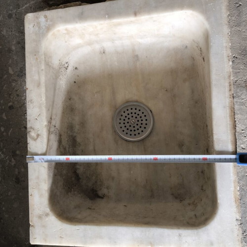 Marble sinks used, ideal for garden and barbecue