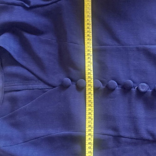 Vintage women's summer suit like new, blue with lace details