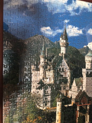 Puzzle frame slightly used