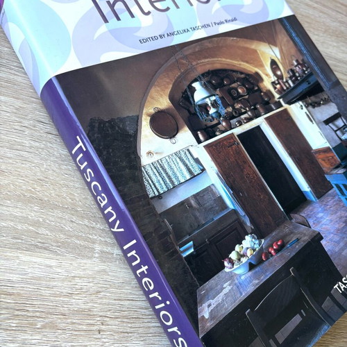 Tuscany Interiors book like new, English