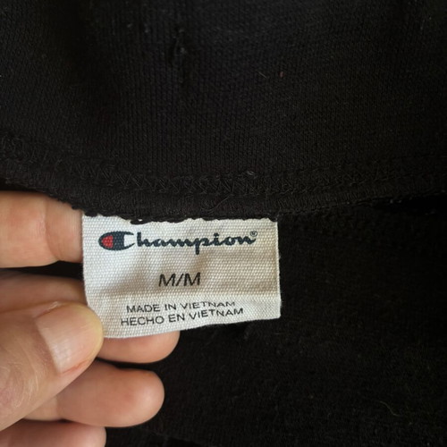 Champion Black French Terry Sweat Shorts Mens Medium used