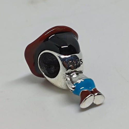 Disney Pixar Toy Story Woody Silver Charm bead like new