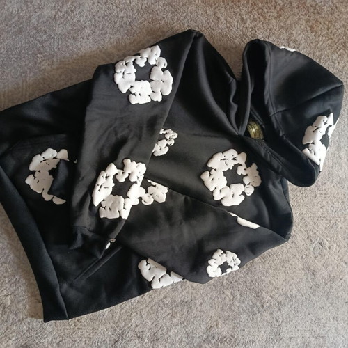 Denim Tears black hoodie set, size small