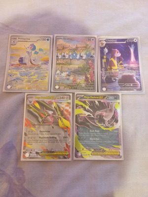 Pokemon collectible card pack in excellent condition with sleeves and 50 bonus cards