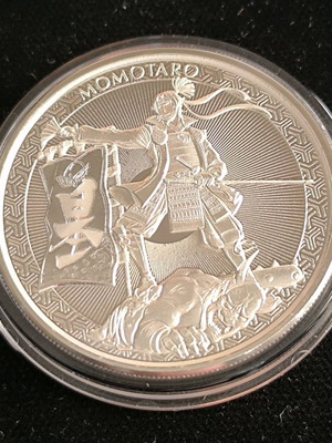 Samoa 5 Tala Argent 1oz Momotaro et le Démon Animé 2020 καινούργιο