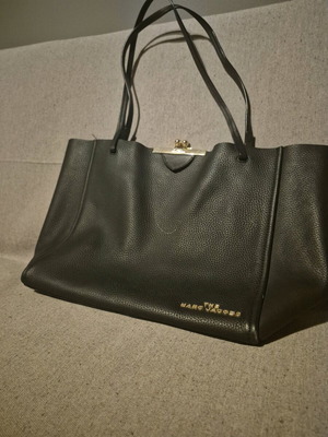 Marc Jacobs Leather Shoulder Bag Like New Black
