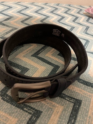 Blue men's belt used, size 115