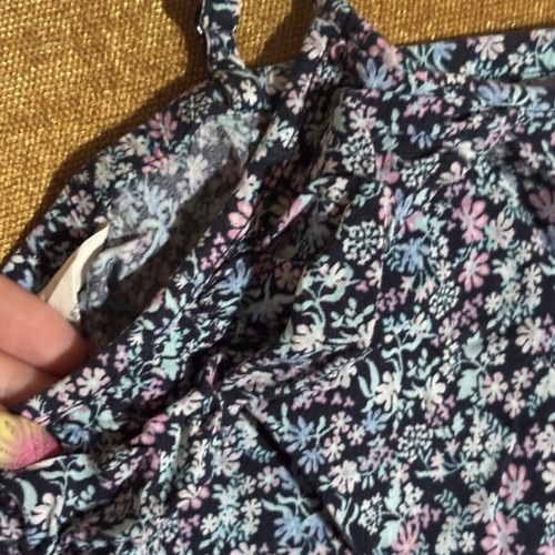 Floral blouse shorts H&M like new, adjustable, multicolor, size 158 cm