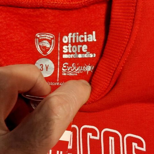Olympiacos kids basketball shirt new for 3 years old