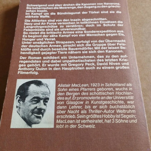 Alistair MacLean Die Kanonen von Navarone used, German language