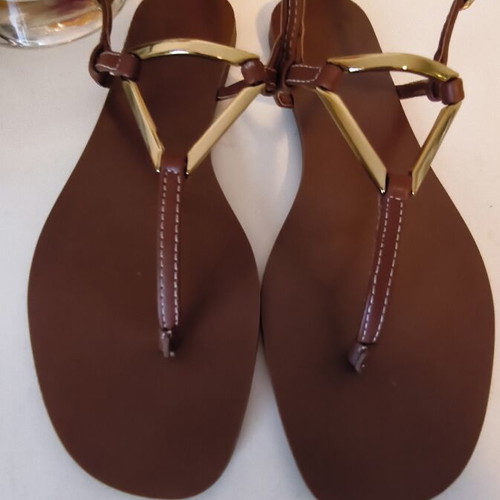 Parfois women's sandals used, brown size 39