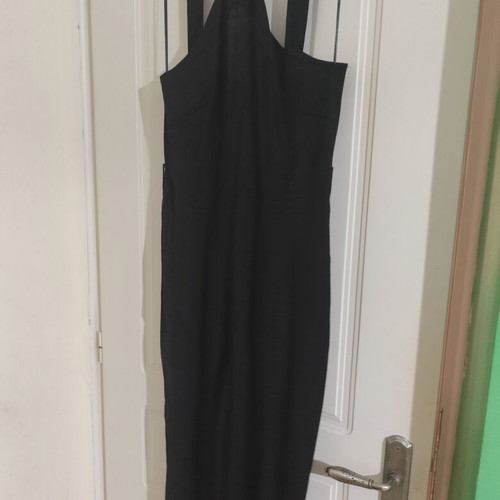 Linen jumpsuit Mango like new, black, size L