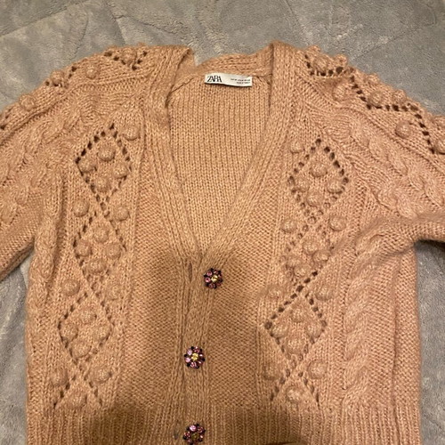 Zara cardigan like new, pink - rose, size M
