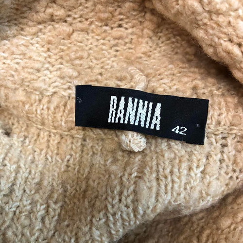 RANNIA Sleeveless Turtleneck Sweater used, size S, beige
