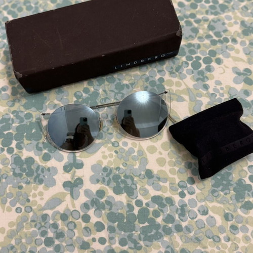 Lindberg sunglasses used, blue, ultra-light