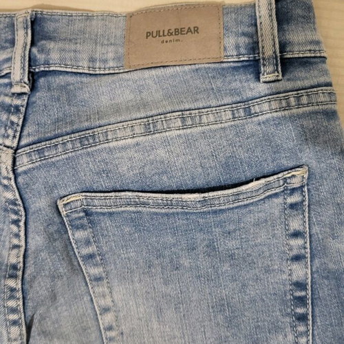 Pull & Bear denim pants used, blue, size S