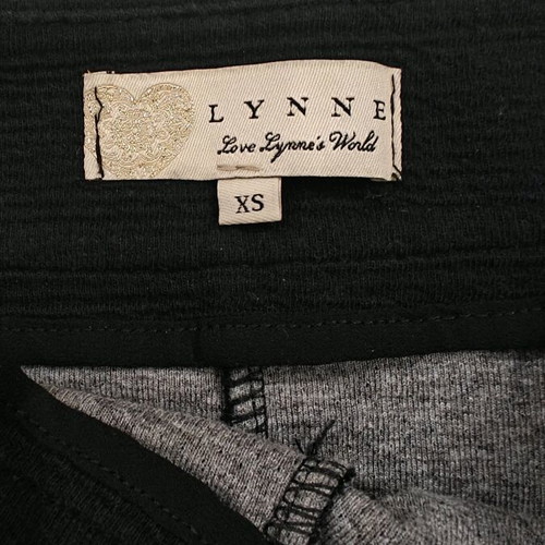 Lynne mini skirt black A-line like new