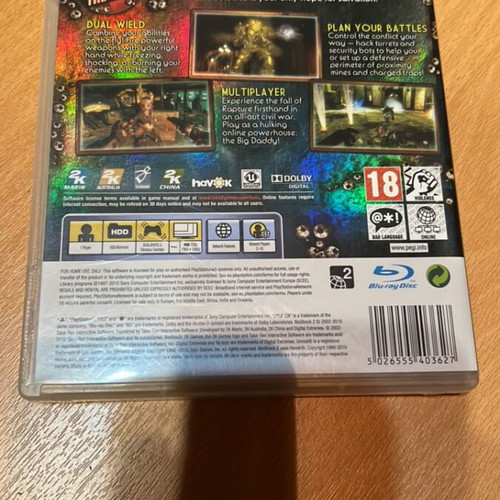 Bioshock 2 PlayStation 3 used with manual in good condition