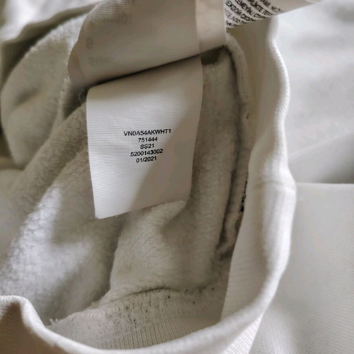 Vans Hoodie size S used, white