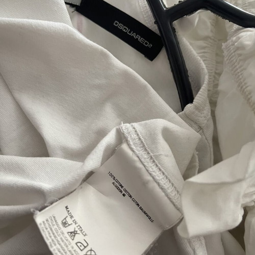 Dsquared2 white t-shirt like new, slim fit, size L