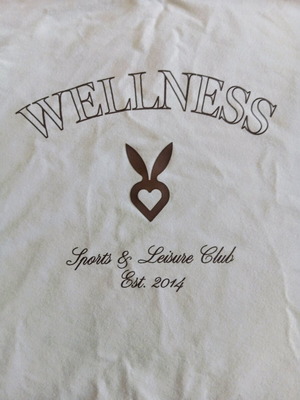 Μπλούζα Wellness μακρυμάνικη μέγεθος Medium, καινούργια, εκρού και γκρι