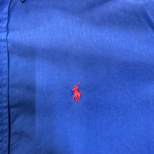 Ralph Lauren Blake Oxford shirt, blue with red logo, size L