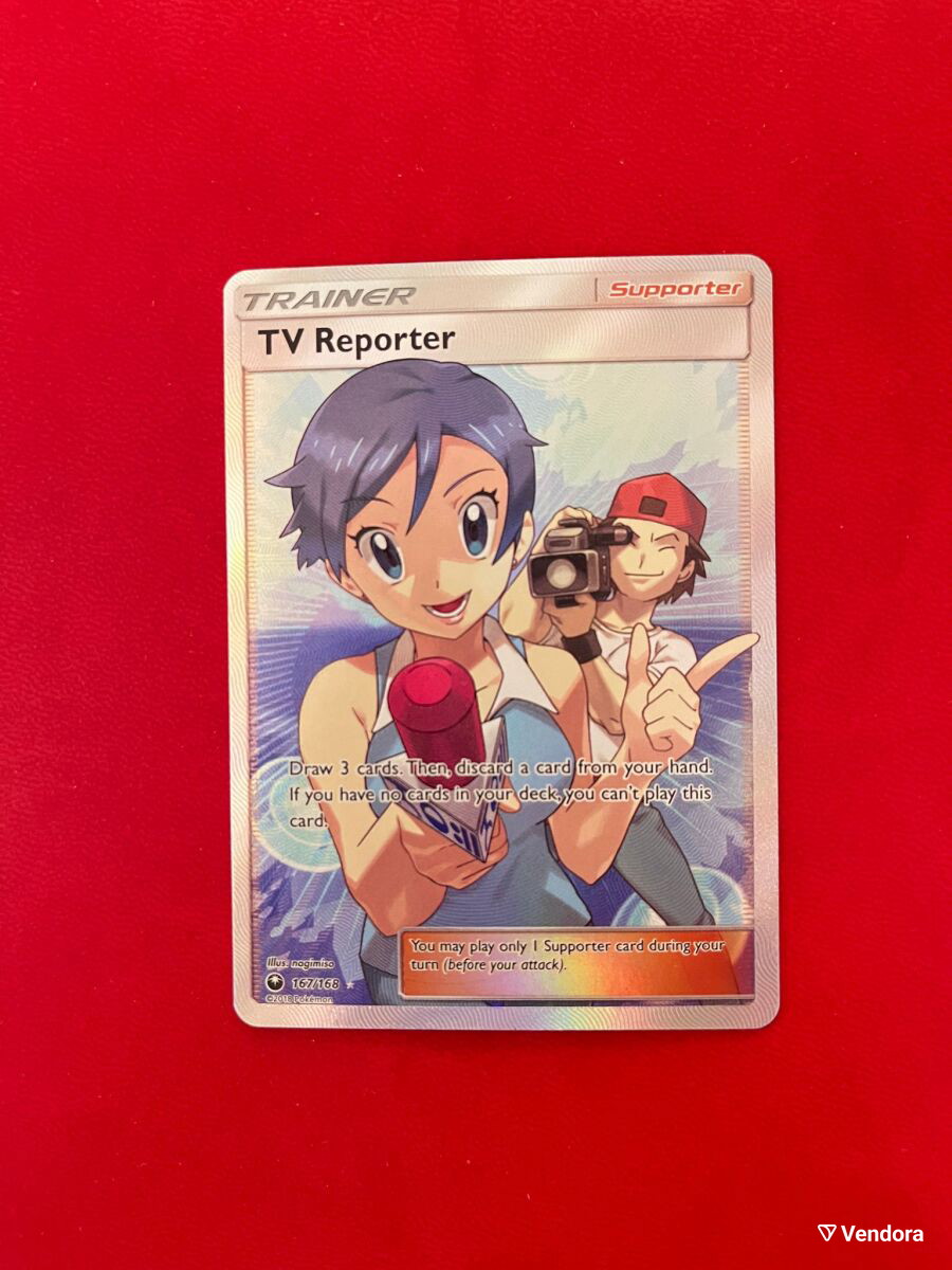 tv reporter pokemon card TCG (CES 167)… Mint / near mint condition trading card 1x TV Reporter 149/168 Celestial