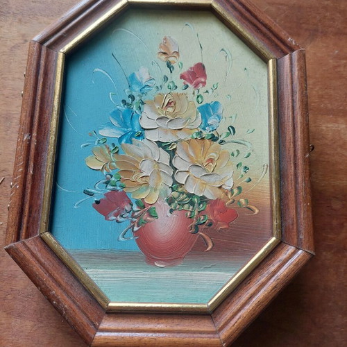 Spanish handmade hanging key holder used