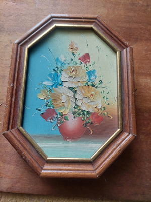 Spanish handmade hanging key holder used