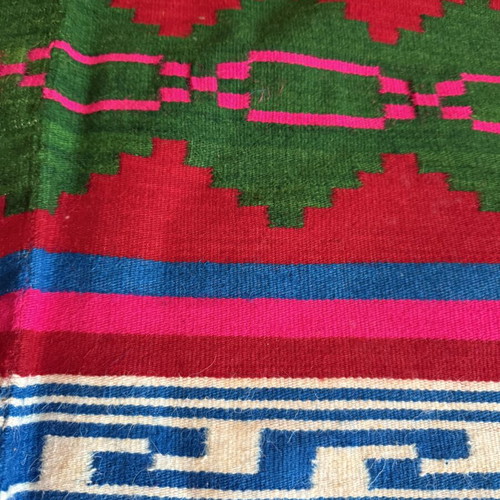Handwoven Blanket like new 1.60x2.10