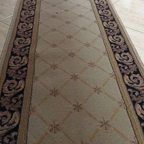 Hallway rug new 0.67x4.60 acrylic 80% and wool 20%