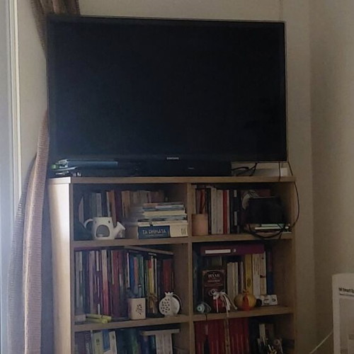 Bookcase used, natural color, 1m height, 1.10m width