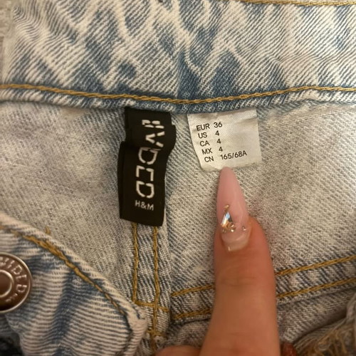 Jeans used in good condition, H&M, size S 36 8, blue