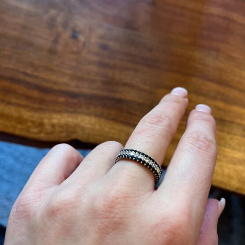 Steel wedding ring new, size 7, circumference 54.4 mm
