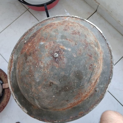 Brodie Mark II helmet used from Greek Civil War