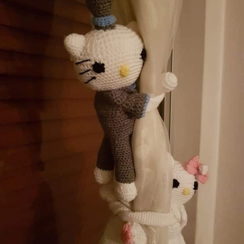 Kitty δεστρα για κουρτίνες κατόπιν παραγγελίας, ακρυλικά νήματα