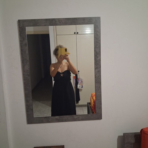 Strapless Maxi Dress with Crochet Bust and Starfish Pin, Like New