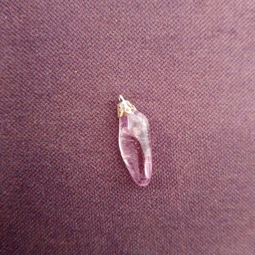 Natural Amethyst Crystal Pendant