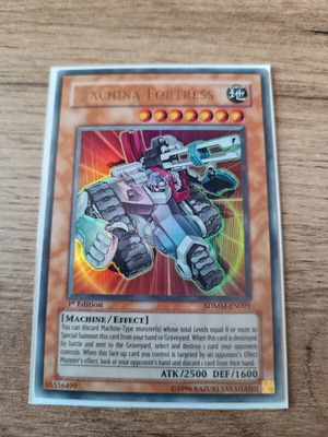 Machina Fortress YuGiOh Card near mint, 1st Edition