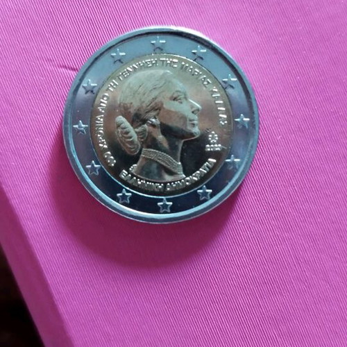 2€ Μαρία Κάλλας συλλεκτικό δίευρω σαν καινούργιο