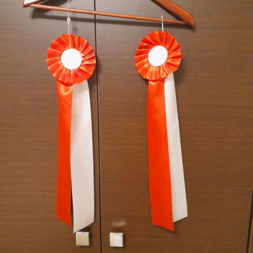 Church ribbons new, pack of 2, length 55 cm
