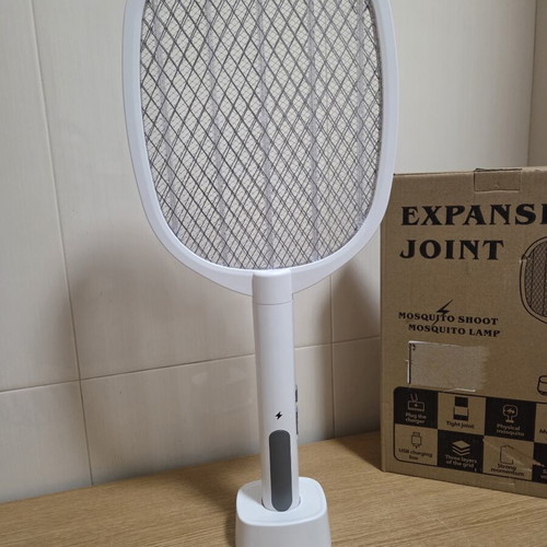 Electric Mosquito Swatter 2-in-1 with Charging Station new