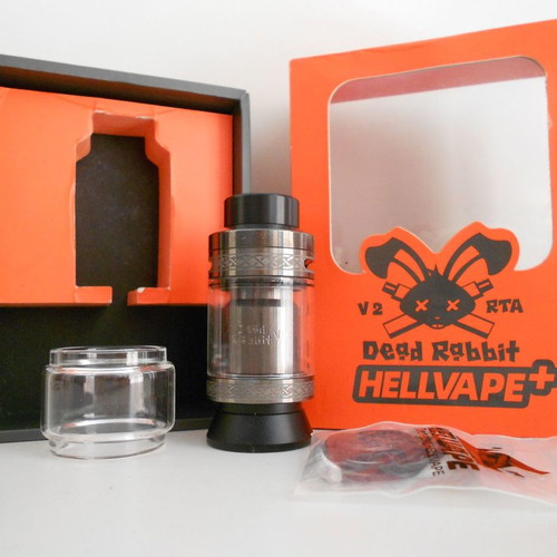 Hellvape Dead Rabbit v2 RTA Gun Metal and Voopoo Drag 3 177W Grey